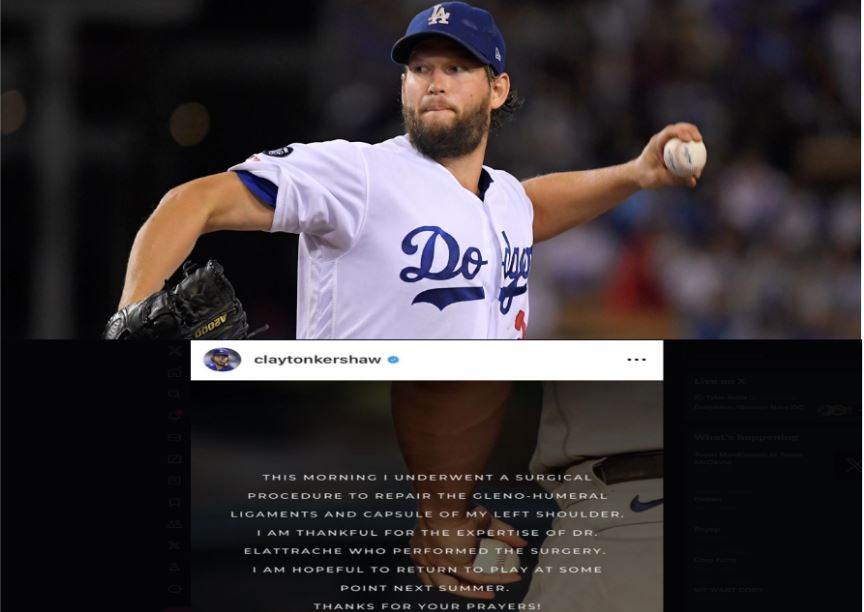 Baseball Analysis with THE KING SOURCE: Clayton Kershaw Update. Dodgers, Rangers, Royals, Cubs, and Yankees in Contact With the Future HOFer.